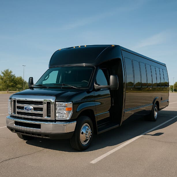 Olathe Shuttle Bus Rentals 18 Passenger Shuttle Bus