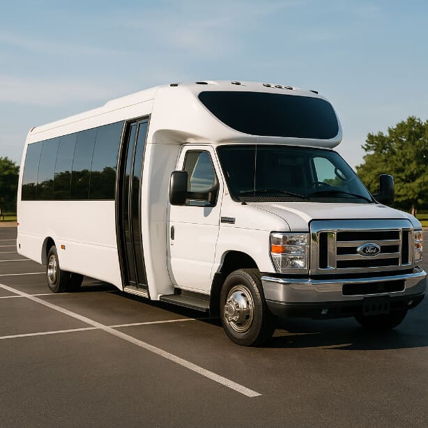 Olathe Shuttle Bus Rentals 20 Passenger Shuttle Bus