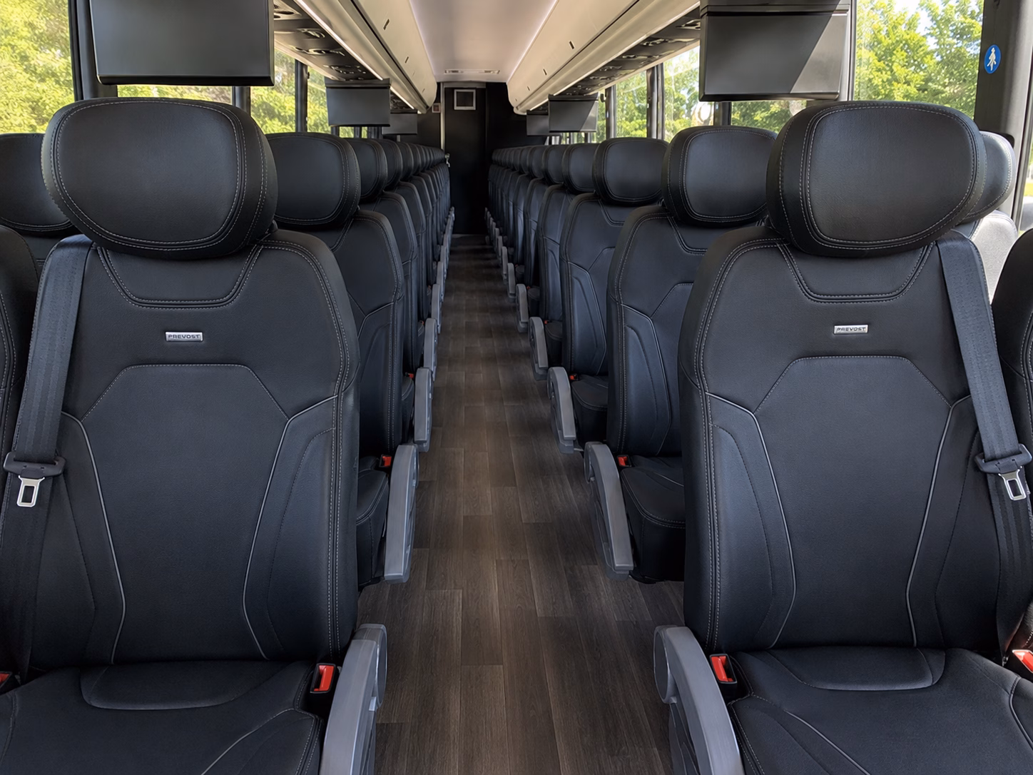 olathe charter bus services interior